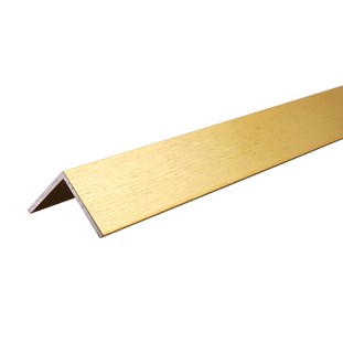 Brushed brass profile